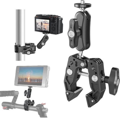 Handlebar Mount Gimbal On Bike FKU Super Clamp Camera Bike