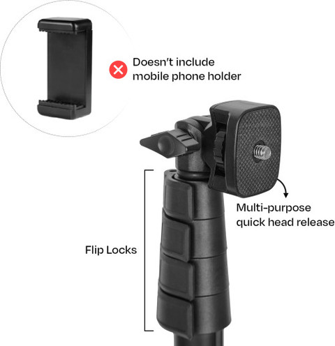 Kreo STAYble Tripod Stand Video Mobile Stand Phone Stand Camera Stand  Mobile Tripod