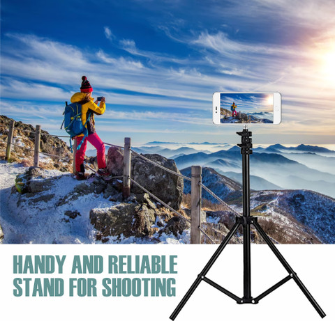 Tygot Lightweight Portable Feet Aluminum Alloy Studio Light Stand with  Mobile Holder for Videos Portrait Photography Lighting Ideal for - Main Image