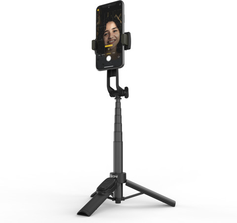 SKYVIK SIGNIPOD COMPACT Selfie Stick for Travel Vlogging with Bluetooth  Remote Tripod