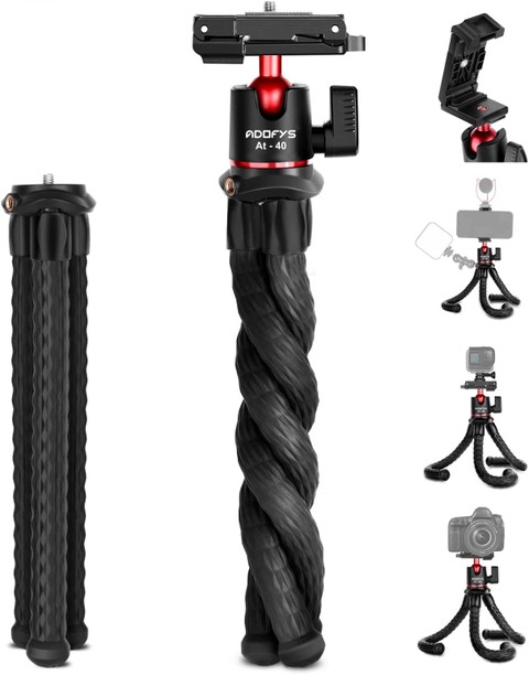 Adofys AT-40 Camera Flexible Tripod, Cell Phone Tripod Gorilla Tripod Stand  Tripod