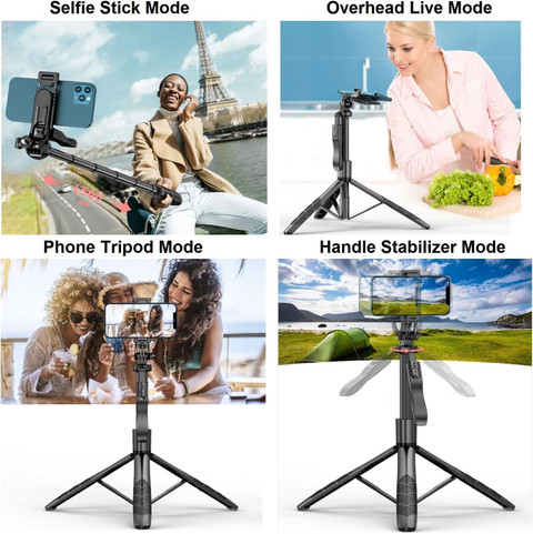 eloies L16 Selfie Stick Phone Tripod with Remote 60