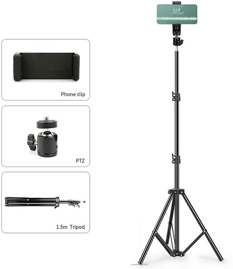 Speeqo Heavy Feet Portable Adjustable Tripod Stand, Rotating Ball Head  Mobile Monopod Tripod, Tripod Bracket, Tripod Ball Head, Monopod, Tripod Kit