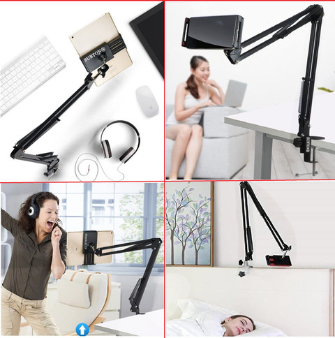 subton Photography Mobile Tablet Holder Tripod Camera Stand with