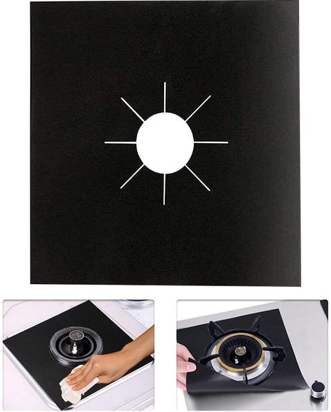 Kliznil Heat-Resistant Gas Stove Protectors Reusable Gas Stove