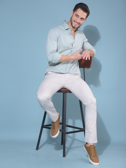 CRIMSOUNE CLUB Slim Fit Men Beige Trousers - Buy CRIMSOUNE CLUB Slim Fit Men  Beige Trousers Online at Best Prices in India | Flipkart.com