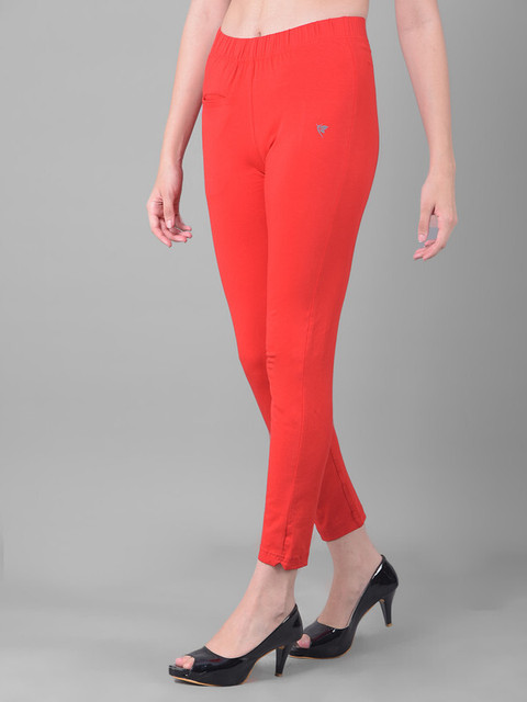 Comfort Lady Regular Fit Women Red, Light Blue Trousers Buy