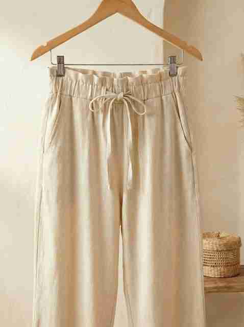 Bedizen Solid Women Beige Track Pants - Buy Bedizen Solid Women Beige ...