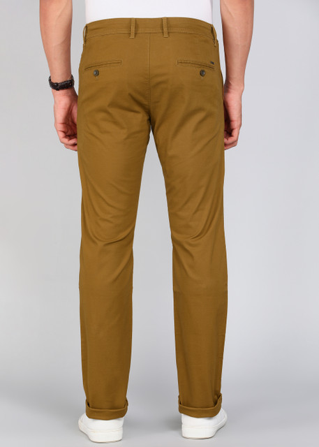 PETER ENGLAND Regular Fit Men Khaki Trousers Buy PETER ENGLAND
