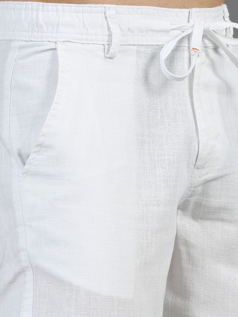 HouseOfCommon Relaxed Men White Trousers Buy HouseOfCommon