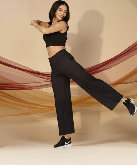 z BlissClub Ultimate Wide Legged Pants - Tall Relaxed Women Black