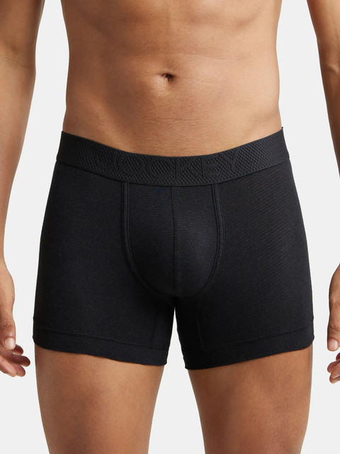 JOCKEY LM06 Solid Breathable Mesh with StayDry Tech Men Trunks