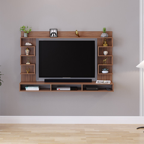 FURNEASER Cabiar Wall Mount Tv Unit, Set Top Box Stand, Rack