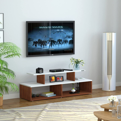 REDWUD TV Unit/ TV Cabinet/ TV Stand Engineered Wood TV Entertainment Unit