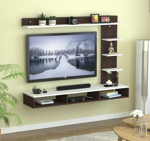 RADHACRAFT Engineered Wood TV Entertainment Unit