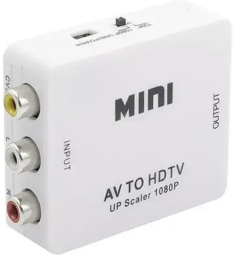 Tobo AV RCA to HDMI Video Converter Adapter Full HD 1080p UP Scaler AV2HDMI  TV Tuner Card