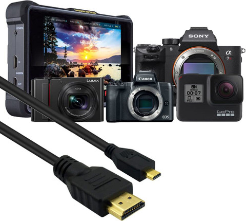 Gopro Hero Hdmi Output 3feet Micro HDMI To HDMI HDTV Vedio Out