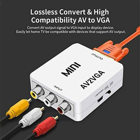 Vga Monitor Vga To Av Cable Price RAREGEAR TV-out Cable Mini AV To