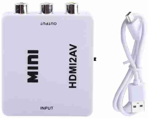 TekNex TV-out Cable MINI HDMI TO AV COMPOSITE RCA CVBS