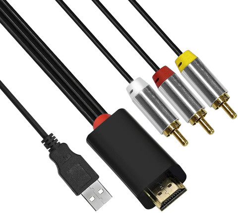 Rca Cable Hdmi Original STORITE TV-out Cable HDMI To RCA Converter