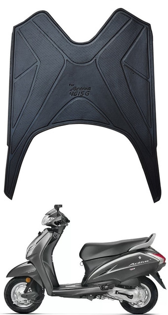 Autoxygen ACTIVA 3G/4G/5G Floor Mat Black For Honda Activa, Activa