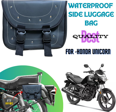 SRPHERE SIDE LUGGAGE BAG FOR HERO BIKE Saddle Bag Black