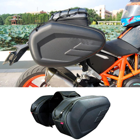 Hukimoyo Motorcycle Saddle Bag for Bike, Cycle Waterproof Tail