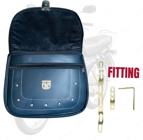 SRPHERE SIDE LUGGAGE BAG FOR HERO BIKE Saddle Bag Black