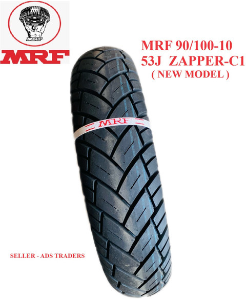 MRF ZAPPER C1 (NEW MODEL) 90/100-10 53J Front Rear Two Wheeler