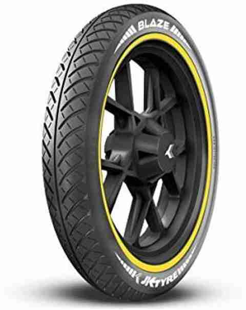 JK TYRE 80/100-18 BLAZE RYDR BR11 TUBELESS BIKE REAR TYRE Rear Two
