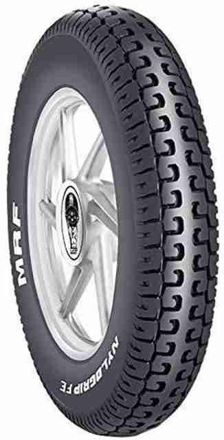 MRF 90/90-10 Nylogrip plus 50J Tubeless scooter tyre, Rear Front