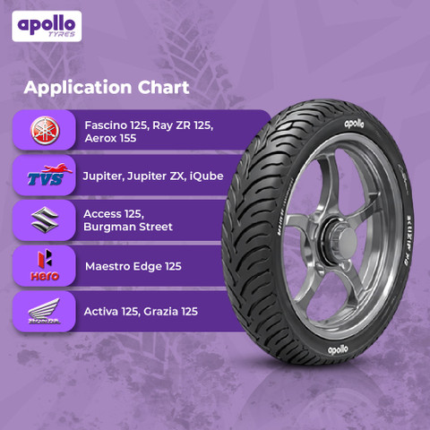 apollo hero honda tyre
