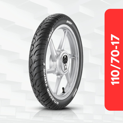 MRF 110/70-17 54H NYLOGRIP ZAPPER FY TL 110/70-17 54H Front Two