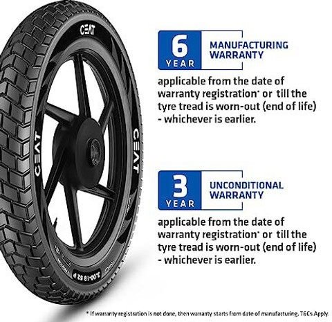 CEAT Zoom Plus 110/90-18 61P Rear Two Wheeler Tyre Price in India