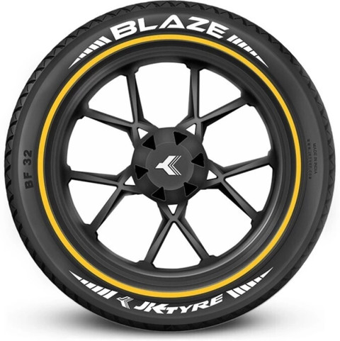jktyre 80/100-18 BLAZE BF64 FRONT TWO WHEELER TYRE TUBELESS For 1