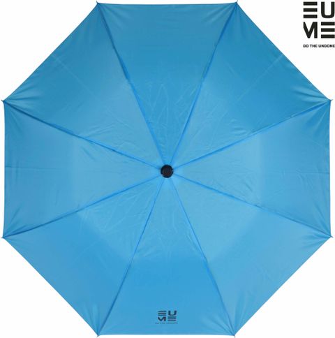 EUME Leatrix 21 Inch 2 Fold Auto-Open Umbrella (Blue, Black) - Image 4