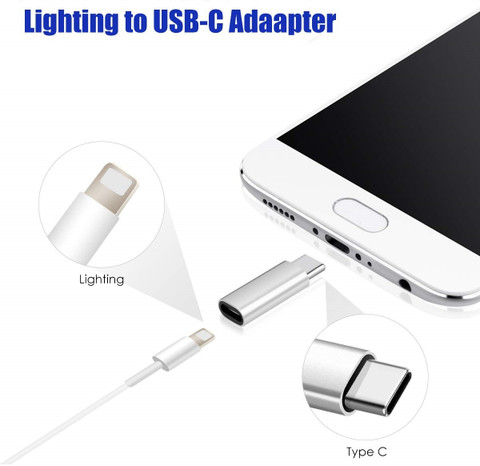 FKU USB Lightning Female to Type C Male Adapter USB Adapter FKU