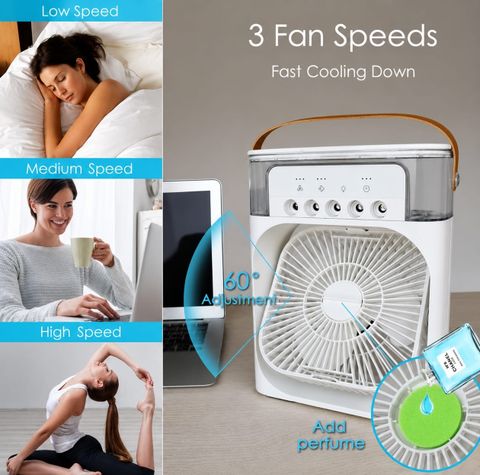 Atakama Mini cooler AS-MC01 USB Air Cooler (White) - Image 8