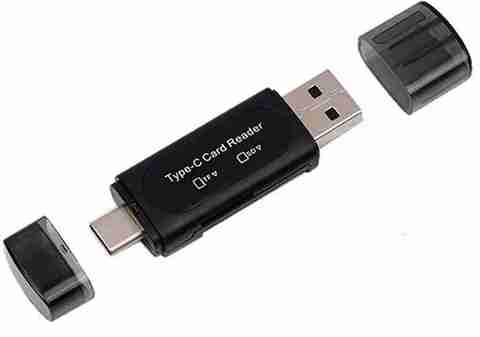 THE MOBILE POINT 2-in-1 USB 3.0 Card Reader (Black) - Image 2