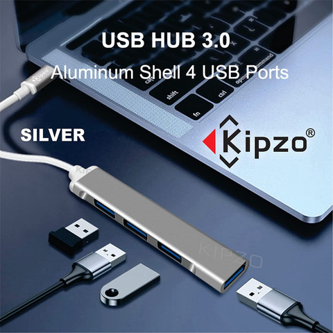 Type C 3.1 to 4 Ports USB C HUB USB 3.0 Multi Splitter Adapter OTG For Macbook