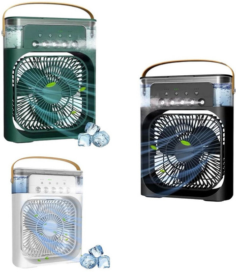 Tech Fuel Air Cooler Fan For Home With Speed Mode,7 Colour LED