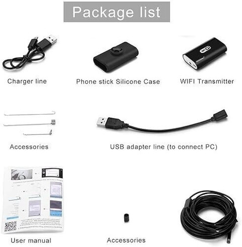 QAWACHH Wifi Otg Camera Wifi Otg Camera USB Cable
