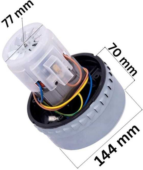 Sr3technologies Double stage 1000W commercial vacuum motor Direct
