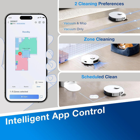 ECOVACS Deebot N20 Pro Robotic Floor Cleaner 