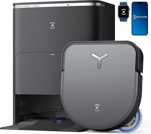 ECOVACS ロボットクリーナー DEEBOT X5 PRO OMNIブラック DEEBOT X5 PRO OMNI (ブラック) お掃除ロボット（自動リフトアップ