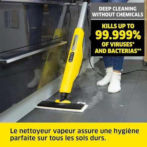 Karcher SC 3 Upright Easyfix Steam Mop 1600W Handheld Floor