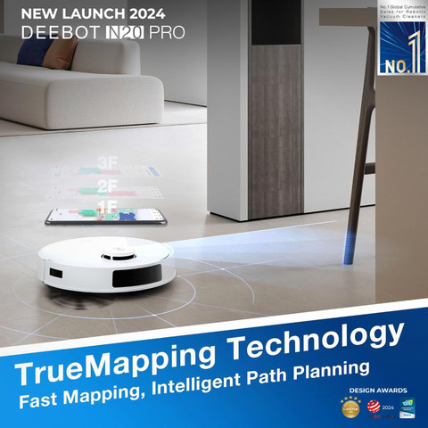 ECOVACS Deebot N20 Pro Robotic Floor Cleaner 