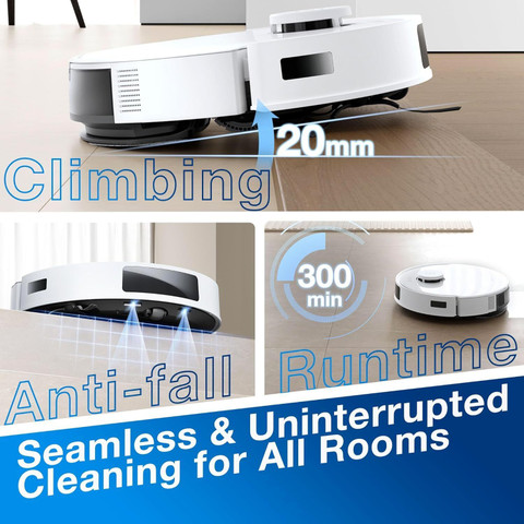 ECOVACS Deebot N20 Pro Robotic Floor Cleaner 