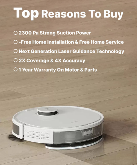 その他 Ecovacs robotics ECOVACS DEEBOT N8 Robotic Floor Cleaner (Google Assistant and