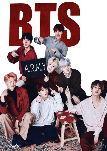Stylotrendz Pack of 2 A4 Size BTS Signature Card and BTS Army BTS